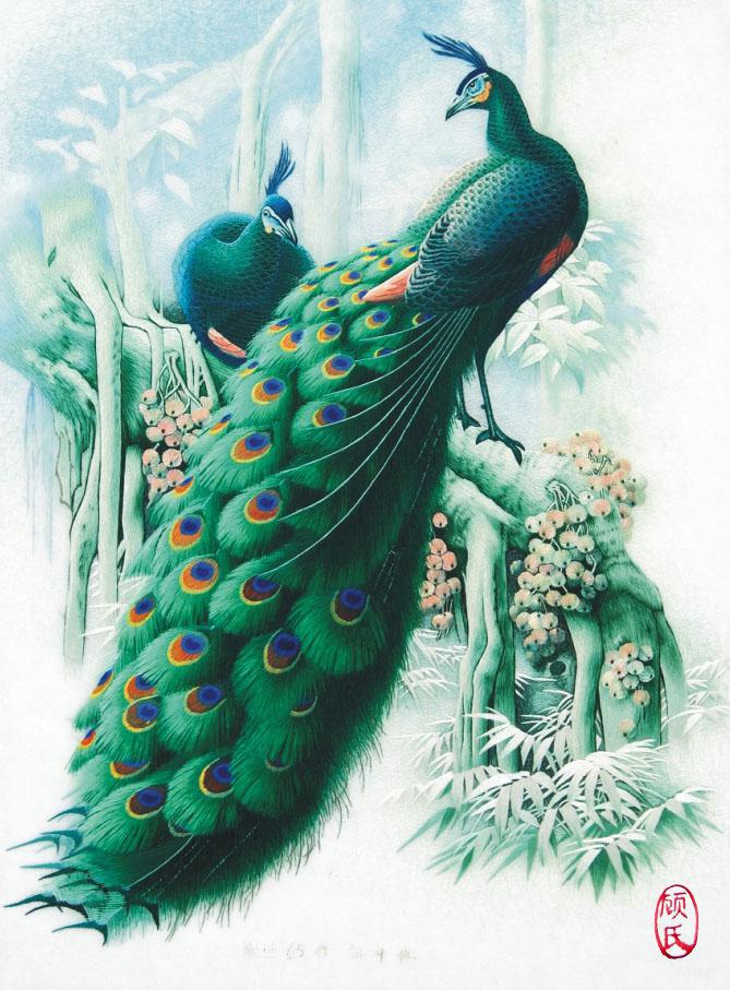 青林双孔雀